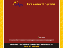 Tablet Screenshot of calientemotel.com.br